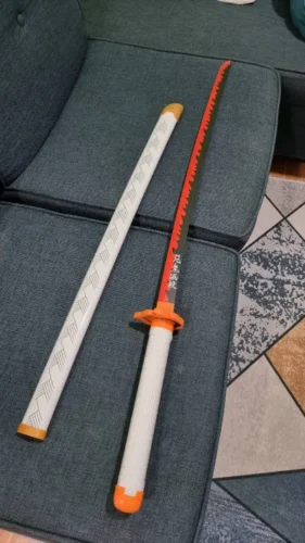 Demon Slayer- Battle-Ready Rengoku Nichirin Katana photo review